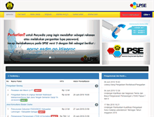 Tablet Screenshot of eproc.esdm.go.id